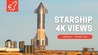 Nerdle Cam 4K- SpaceX Starship Launch Facility