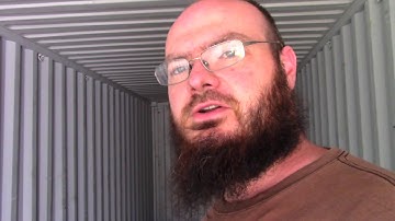 Shipping container workshop delivery, Part 1