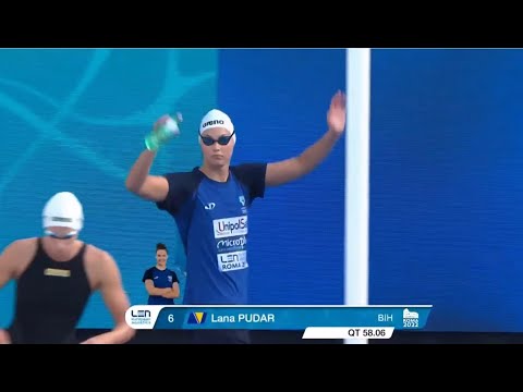 Lana Pudar 100m delfin finale BRONZA