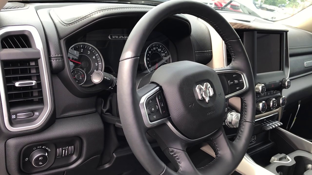 Interior 2020 Dodge Ram Laramie 4X4 HEMI 5.7L - YouTube