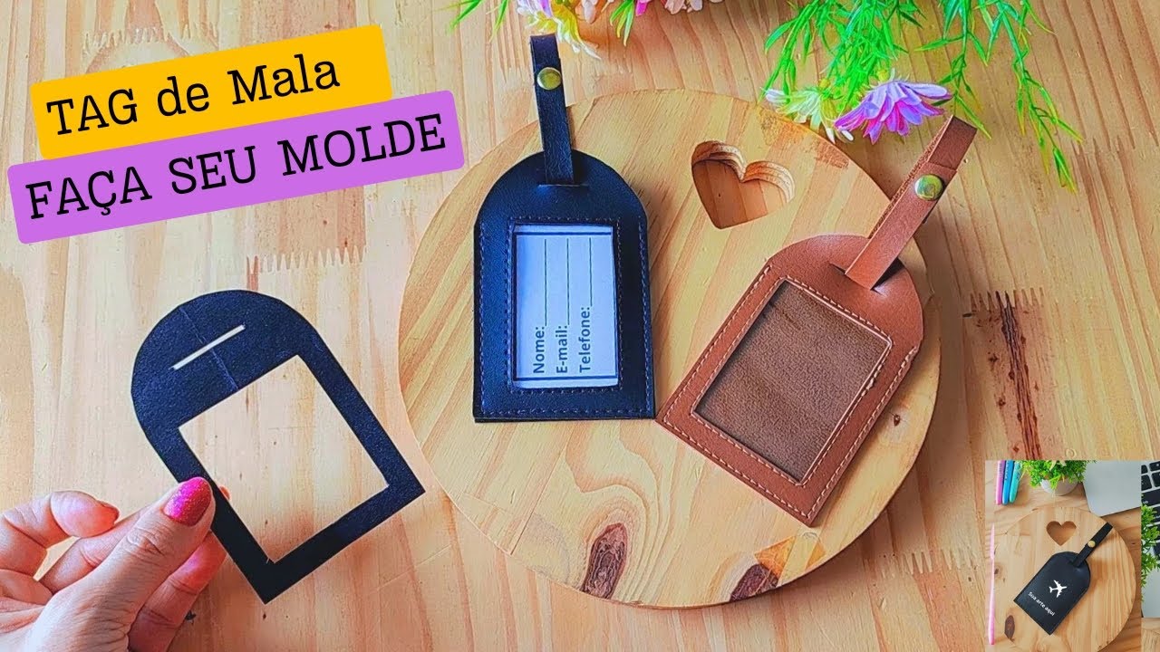 🛑 TAG DE MALA . #sewing #diy #artesanato
