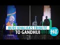 Burj Khalifa lit up to honour Mahatma Gandhi on his birth anniversary