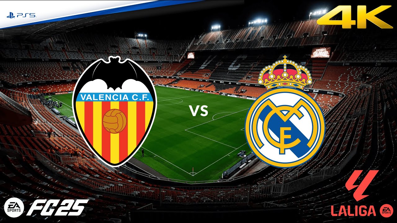 Valencia vs Real Madrid | La Liga | EA FC 25 | PS5™ 4K HD - YouTube