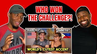 🇵🇭PINOY vs AMERICAN ACCENT CHALLENGE (FILIPINO MOM Edition!) | Reaction