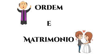 SACRAMENTOS ORDEM E MATRIMONIO | BRINCADEIRA | DESENHOS BÍBLICOS | CATEQUESE