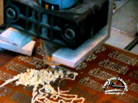 Update Frezarka cnc. Wycinamy szablony