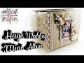 Beautiful Huge Interactive Wedding Mini Album (12x8,5inch)