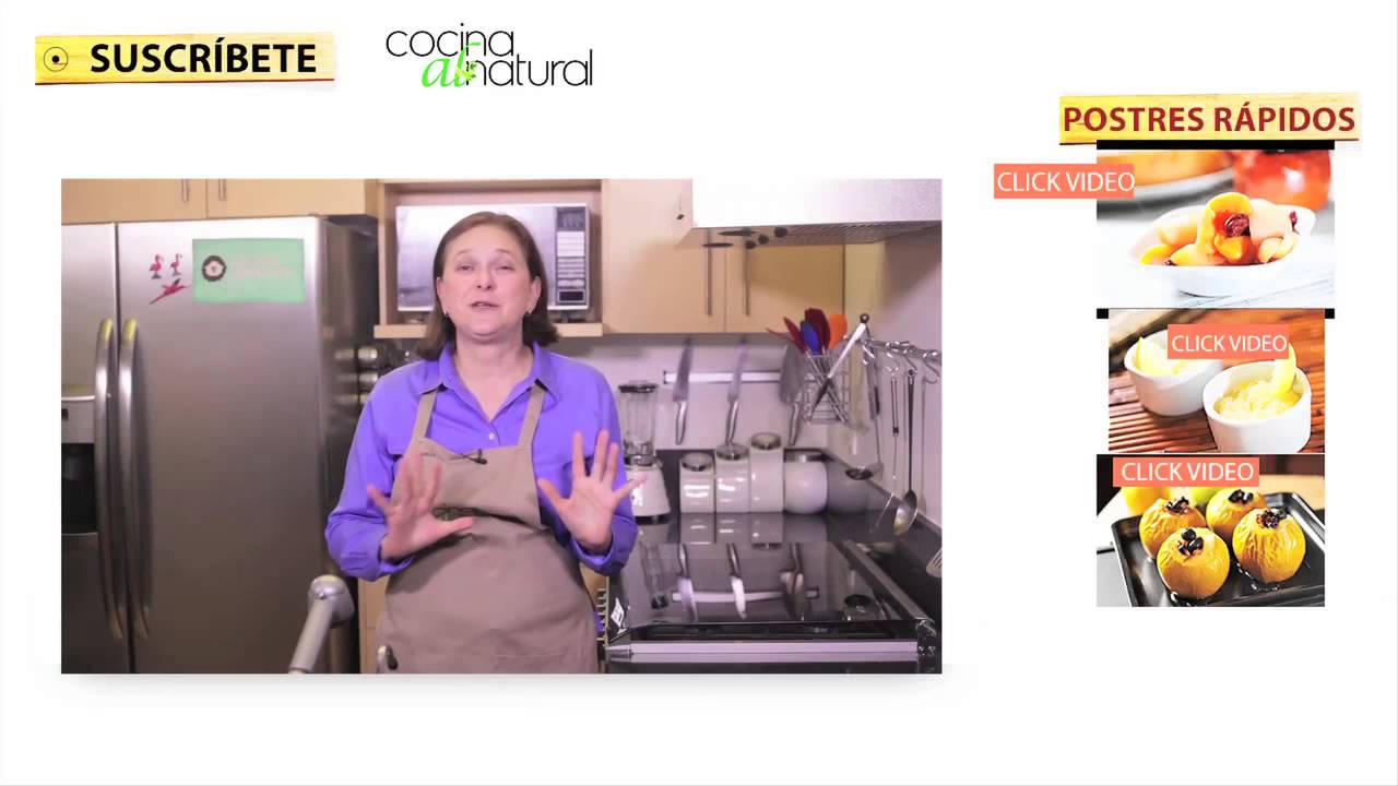 cocina saludable cursos bogota Recetas de postres rápidos y saludables