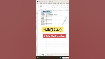 How to Master the MID Formula in Excel | Unlock the Power of Text Extraction! #focusinguide #shorts