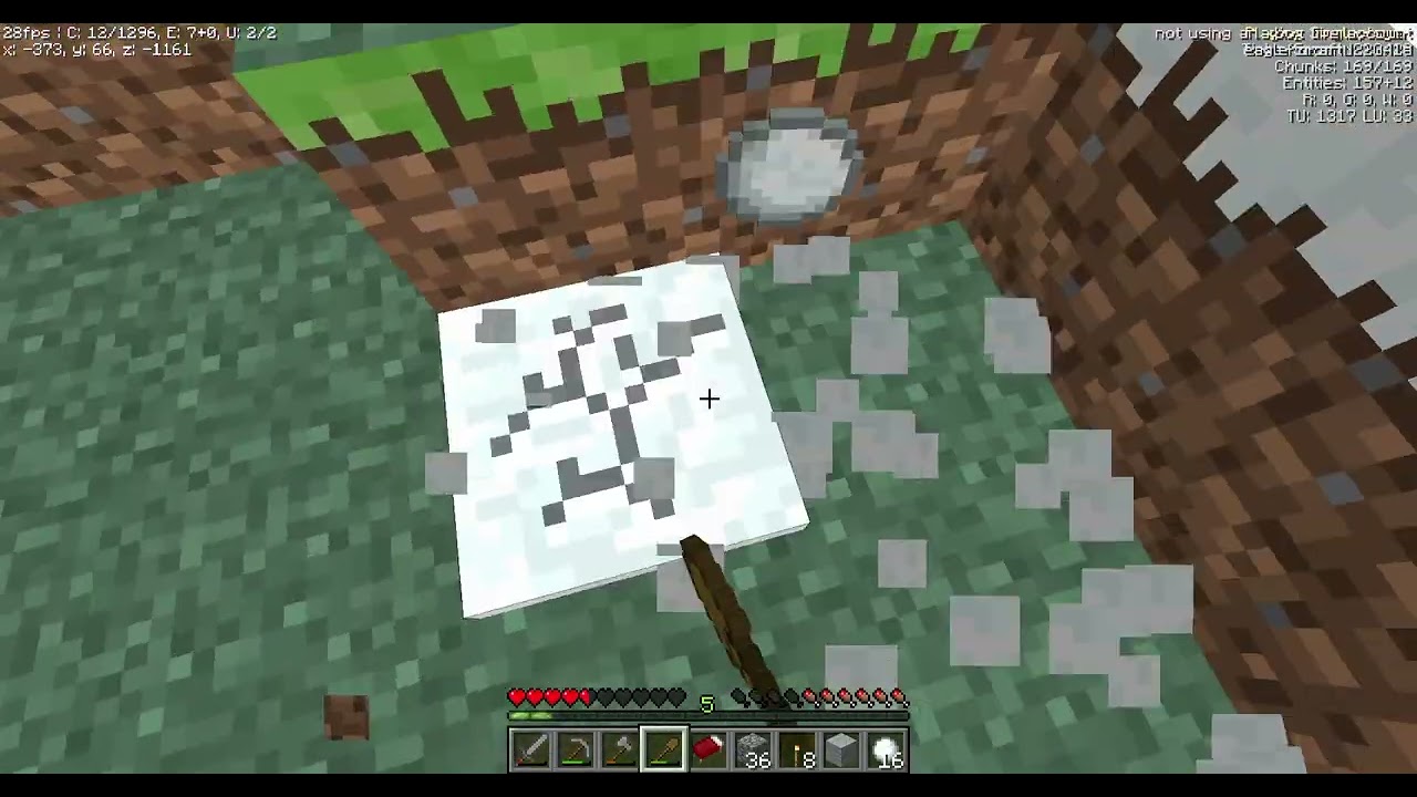 A new Minecraft world on an old version