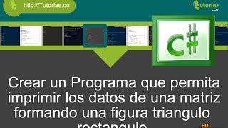 arrays -- visualStudio c#(figura triangulo rectangulo)