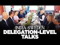 LIVE: PM Modi holds delegation-level talks with Swedish PM Ulf Kristersson