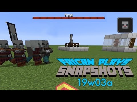 Minecraft 1 14 Snapshot 19w03a How To Get Rid Of The Bad Omen Effect Youtube
