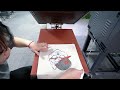 FocusInc DTF canvas printing video,printed by "Nebula-62F" industrial DTF printer with 2 4720 head