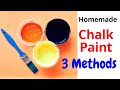 How to Make Chalk Paint at Home |Homemade Chalk Paint DIY| Three Simple Methods | Craftmerint