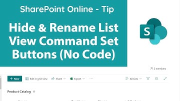 SharePoint - Hide Buttons & Commands from List View with Json