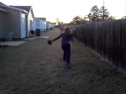 Softball Crow Hop (Incorrect Version 2) - YouTube