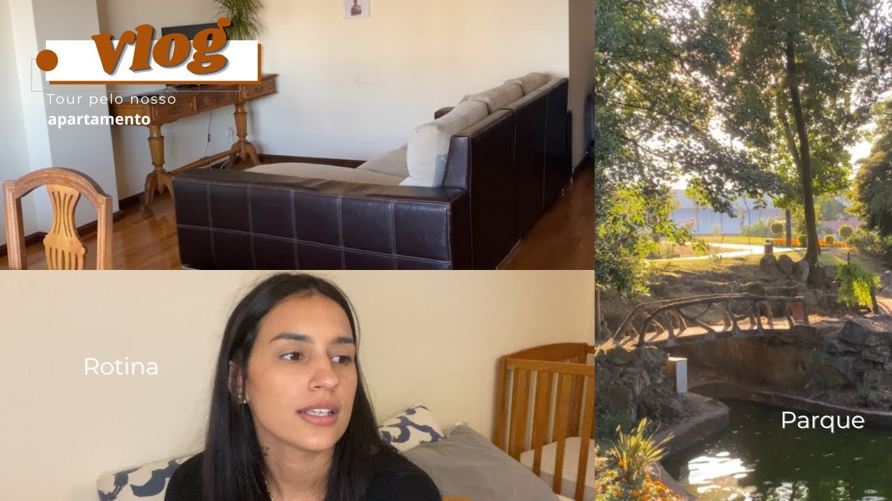 Mostrei Nosso Apê Alugado em Portugal + Parque da Ponte 🌿