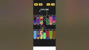 water sort puzzle level 5861