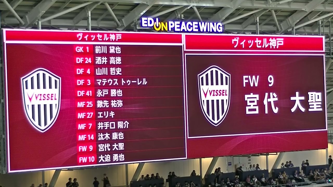 20250820_ヴィッセル神戸選手紹介 - YouTube