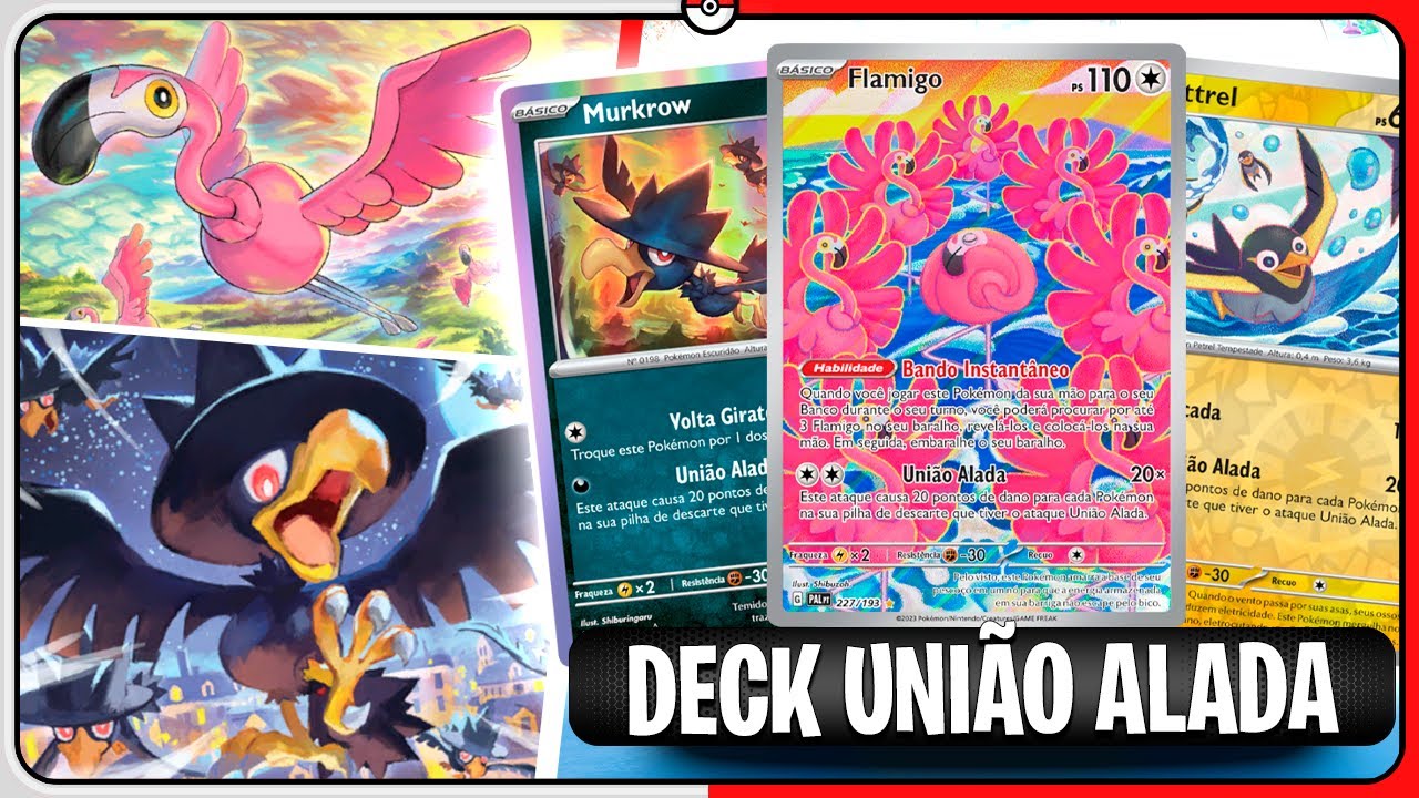 UNIÃO ALADA, bom, bonito e BARATO! - DECK DE CARTA POKEMON TCG