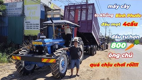 gặp máy cày khủng Ford 8210 4×4 turbo đầu mọt 4cầu và trò chuyện với ông chủ xe quá ư chịu chơi