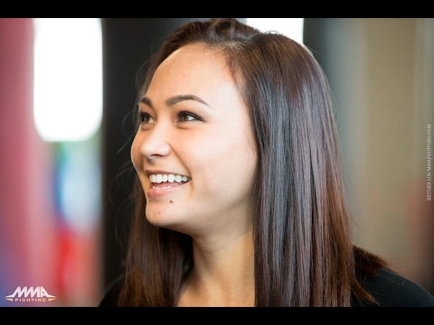 Michelle Waterson UFC 208 Scrum