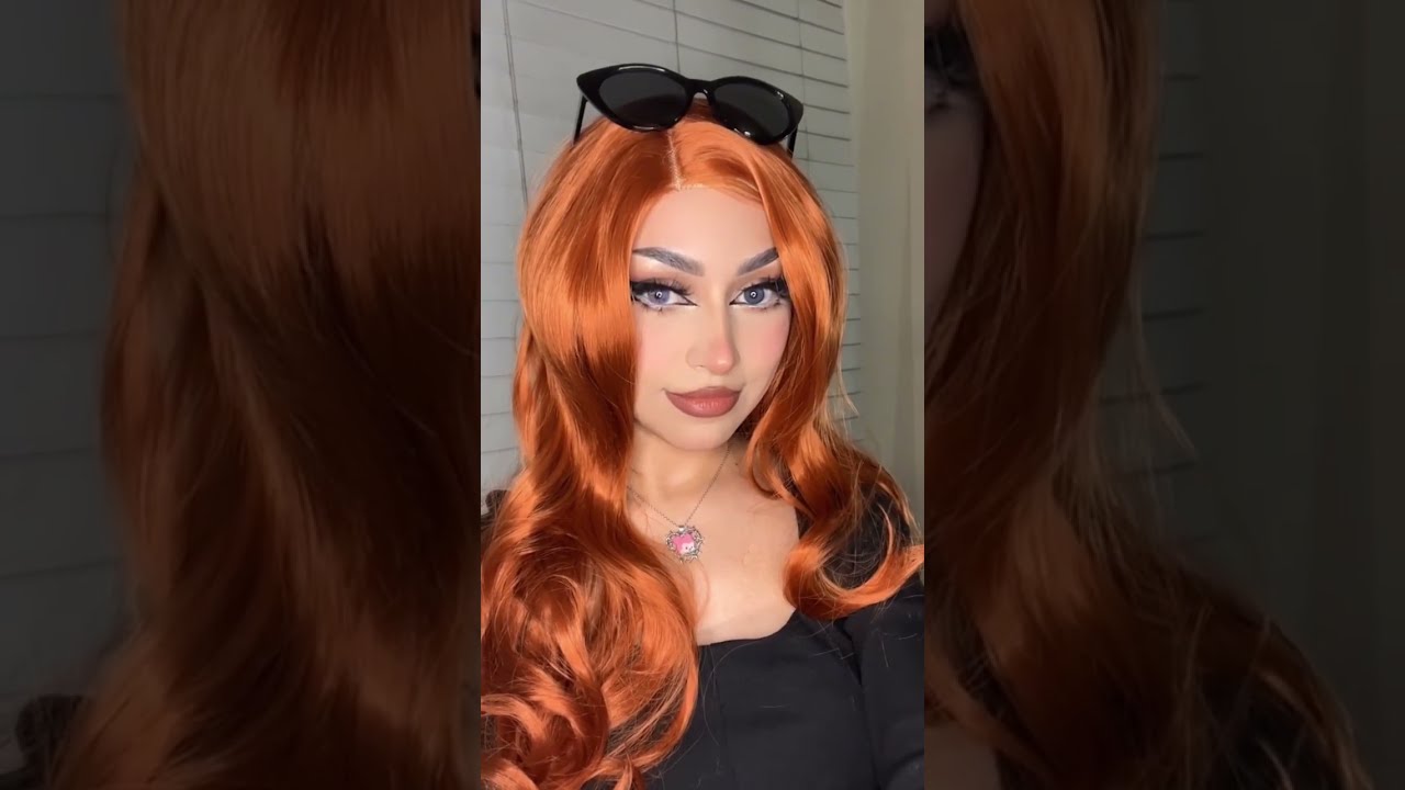 Red Orange Shade For The Late Fall Hair Color Collection 