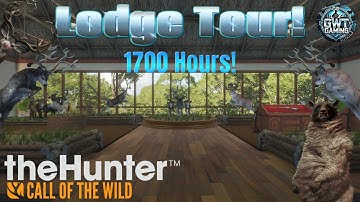 Touring My Crazy Trophy Lodge After 1700 Hours in the Hunter | Call of the Wild #cotw 