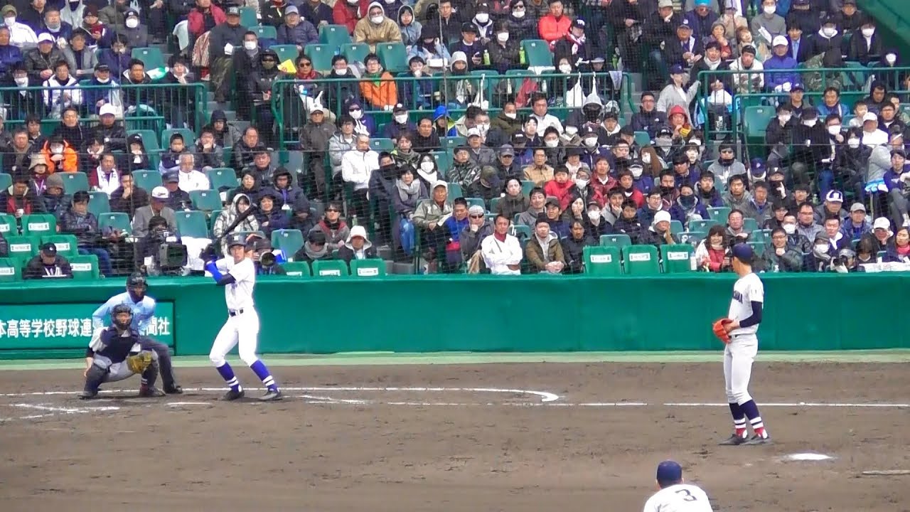 明豊、４回２アウトから４点追加。対横浜。2019年高校野球センバツ