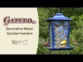 Decorative metal gazebo feeders  gazebo bird feeders  natures way bird products