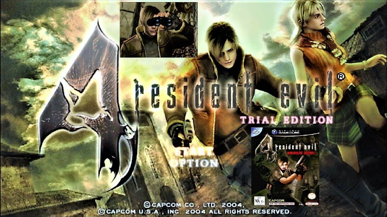 Resident Evil 4 Coaster: Gamecube Game Style Front and Back -  Denmark