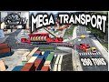 MASSIVE 260 TONS LOAD Across 3 HUGE BRIDGES - Euro Truck Simulator -  Moza R9 Mega Transport