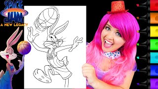 Coloring Space Jam Bugs Bunny | Markers