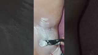 Rica wax se underarms hair remove karne ka Sahi tarika 🔥🔥#shortvideo #ytshorts #trending #viralvideo