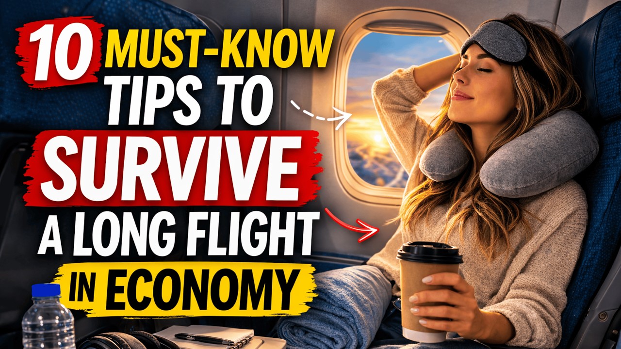 10 MUST KNOW Tips to Survive a Long Flight in Economy | Arrive