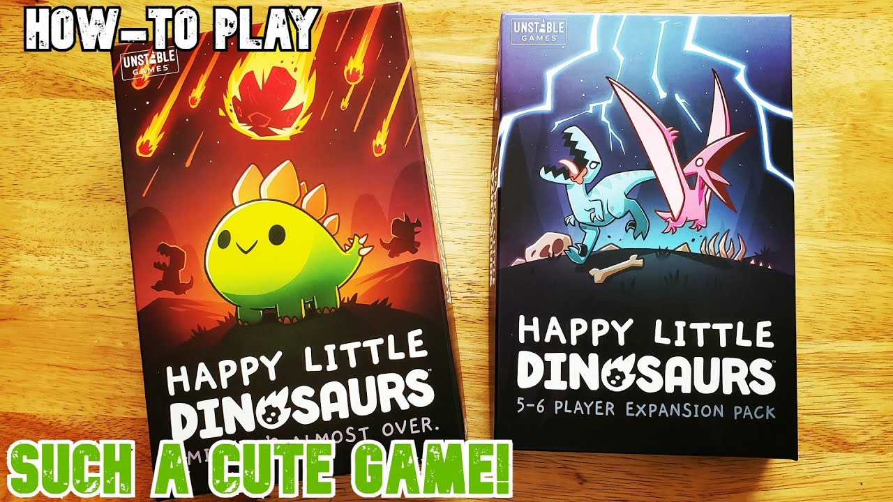 Brand New Happy Little Dinosaurs Board Game Smile It's Almost Over