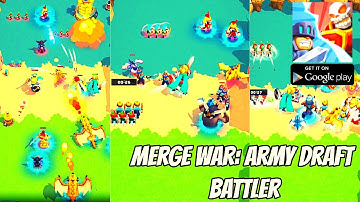 Merge War: Army Draft Battler Gameplay - Android