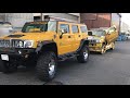 Gold hummer h2