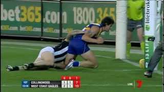 Eight big plays - Collingwood v West Coast AFL Semi Final 2012