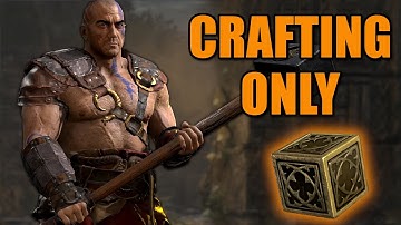 My Hardcore Barbarian has 2 items... - [LIVE] D2R Crafting Only Challenge (part 3)