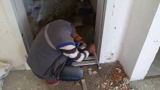 DAİRE ÇELİK KAPI NASIL TAKILIR How to insert FLAT STEEL DOOR