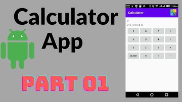 Simple Calculator App | Part 01 | Android Studio