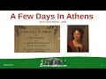 A few days in athens book review  session fourteen  chapters thirteen and fourteen