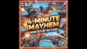 Dominating Arms Race on Poolday - CS2 1st Place Win #cs2 #counterstrike2