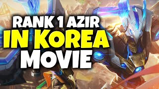 RANK 1 AZIR PLAYS 2 HOURS OF KOREAN SOLO Q (THE AZIR MOVIE) | Best Azir Builds - Azir Gameplay Guide