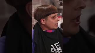 Oliver Tree gives life advice at the barber #shorts