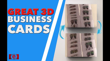 Animation Business Cards || Lenticular Printing || TwenT3
