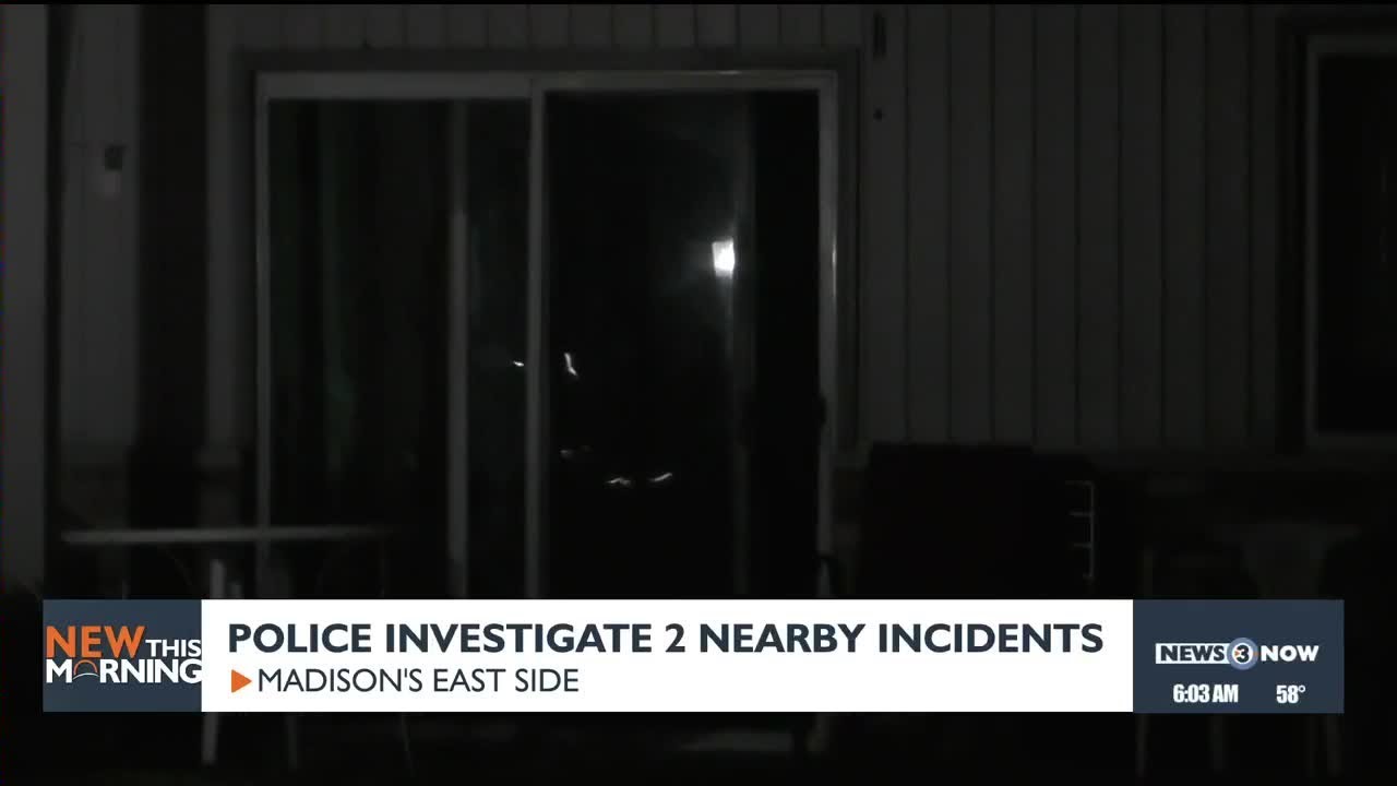 Police investigate 2 nearby incidents on Madison's east side