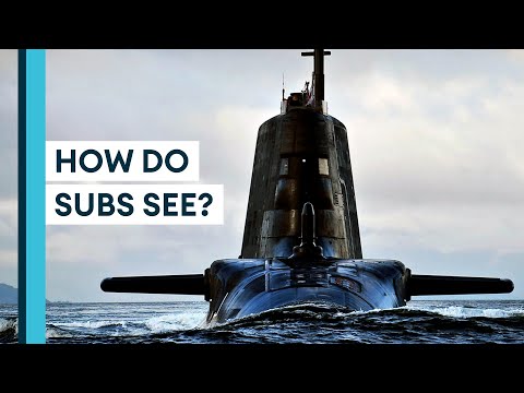 How do submarines navigate without windows?